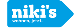 Niki's wohnen, jetzt. Logo